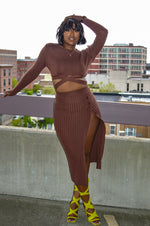 Load image into Gallery viewer, Chocolate Honey | Skirt Set
